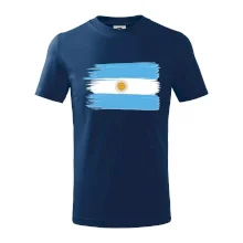 Argentína vlajka kreslená štetkou