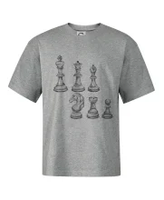 Šachové figúrky kreslené