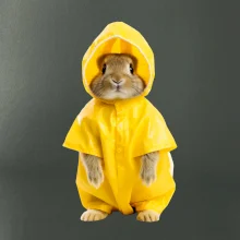 Králik v pláštenke