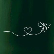 Dráha letu motýľa - srdce Dráha letu motýľa - srdce