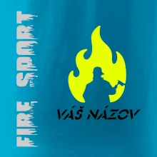 Hasiči - oheň - Váš názov - Prsník + chrbát