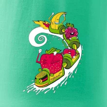 Milkshake vlak kreslený