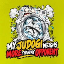 My judogi weighs more than my opponent