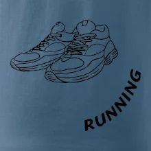 Running nápis šikmo