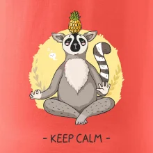 Yoga - keep calm kreslený