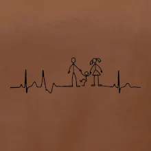 EKG rodina a jedno dieťa