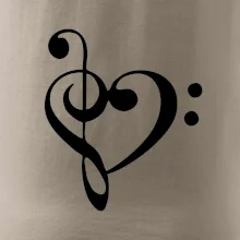 Husľový kľúč srdce Husľový kľúč srdce