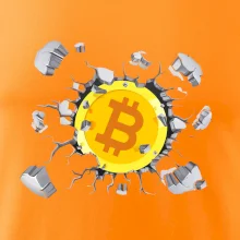 Bitcoin v tričku Bitcoin v tričku