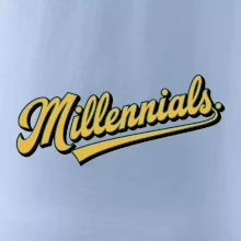 Generace Y - Millennials žlutý nápis