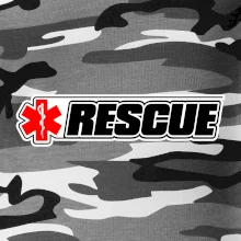 Záchranár rescue kríž červený Záchranár rescue kríž červený