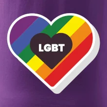 LGBT srdce dúhové