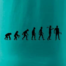 Evolúcia drevorubač - sekera Evolúcia drevorubač - sekera