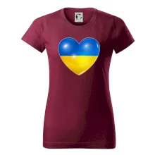 Ukrajina srdce vlajka