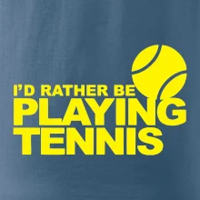 Playing tennis Playing tennis