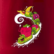 Milkshake vlak kreslený