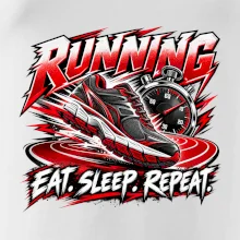 Bežecká topánka so stopkami eat sleep repeat