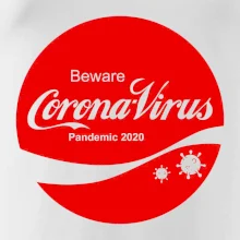 Corona virus pandemic logo