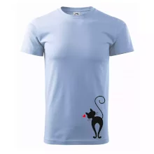 Zamilovaná mačka zozadu Zamilovaná mačka zozadu