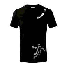 Handball nápis šikmo