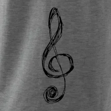 Husľový kľúč kreslený