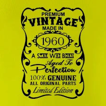 Vintage Etiketa - 1960