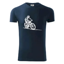 MTB kreslený cyklista