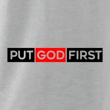Put God first obdĺžnik