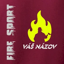 Hasiči - oheň - Váš názov - Prsník + chrbát