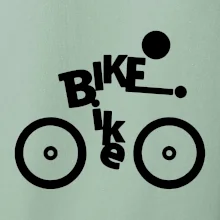 Bike nápis postava