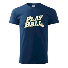 Play ball retro sportovní nápis