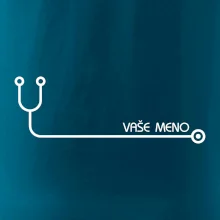 Doktor a sestrička - stetoskop s menom