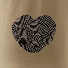 Odtlačok prsta srdce Odtlačok prsta srdce