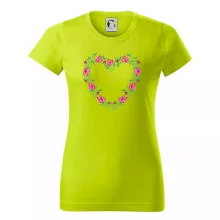 Červené tulipánové srdiečko (Pecka design)