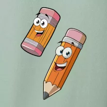 Parové tričko - Ceruzka a guma