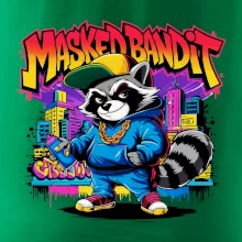 Mýval - masked bandit graffiti