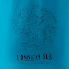 Lomnický štít - vrstevnice v kruhu