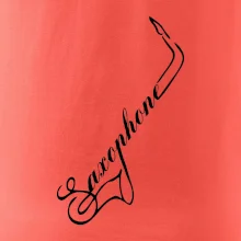 Saxophone nápis Saxophone nápis