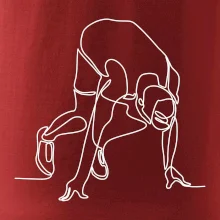 Bežec na štarte jedným ťahom