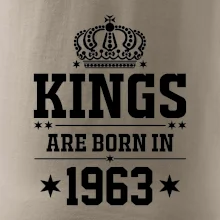 Kings are born in 1963
