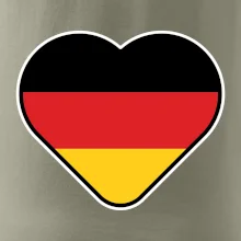 Germany love veľké - Nemecká vlajka Germany love veľké - Nemecká vlajka