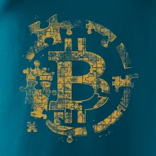 Logo bitcoin puzzle