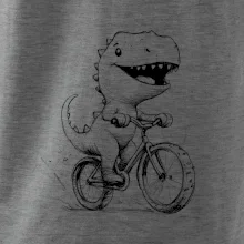 Roztomilý Dinosaurus na bicykli Roztomilý Dinosaurus na bicykli