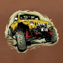 Žltý offroad s navijakom