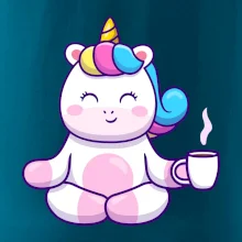 Yoga - jednorožec káva