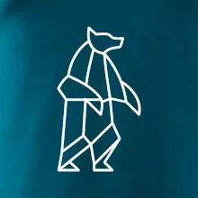 Geometria ľadový medveď stojaci