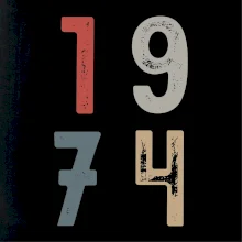 Vintage číslica 1974