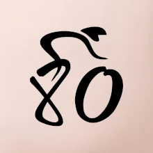 Cyklista oslavuje osemdesiatiny  (80)