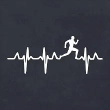 EKG bežec - muž EKG bežec - muž