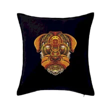 Steampunk pes farebný