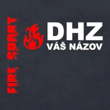DHZ (oheň, firesport, názov sboru - vlastný nápis)